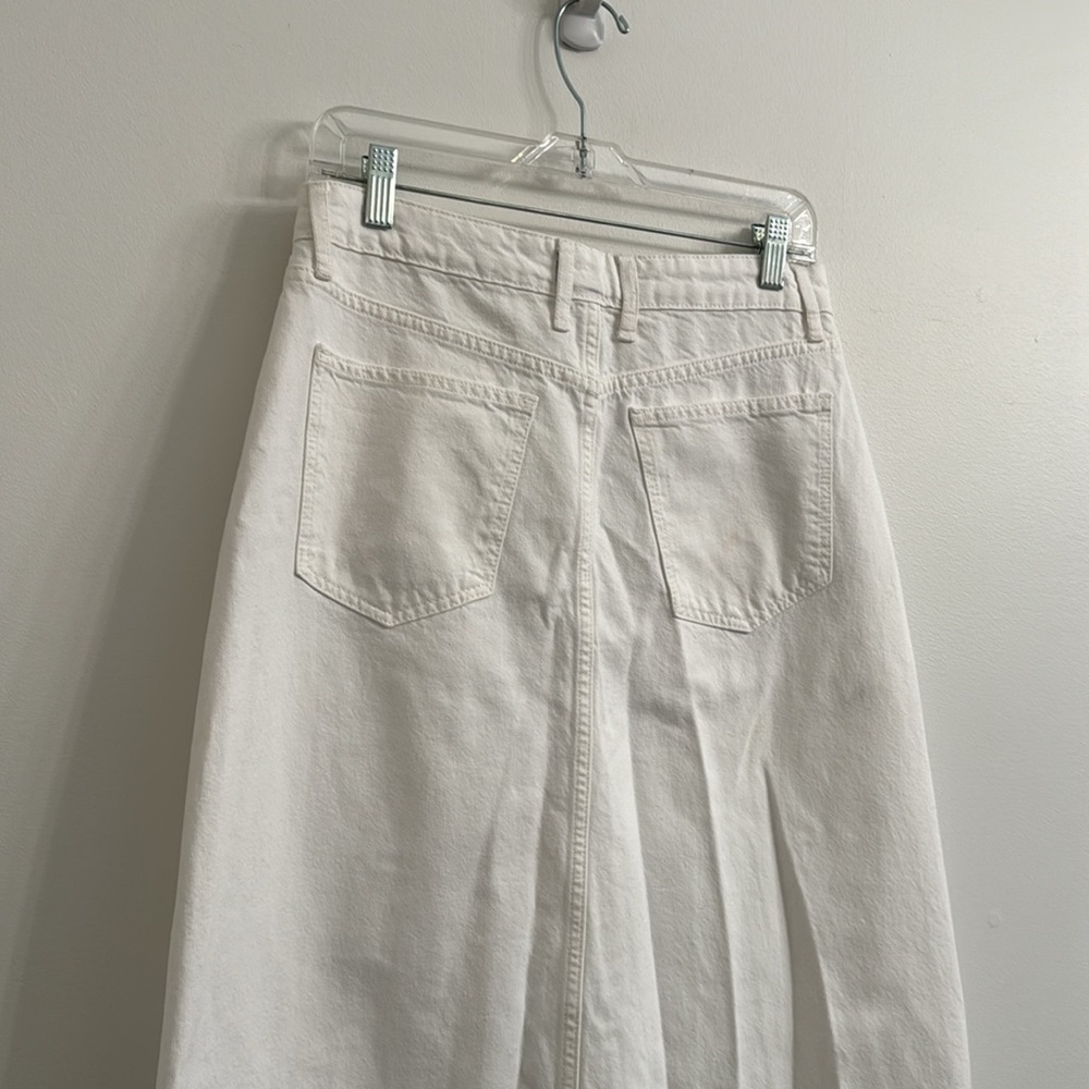 Free people We The Free Come As You Are Denim Maxi Skirt Sz 6 - Picture 7 of 8